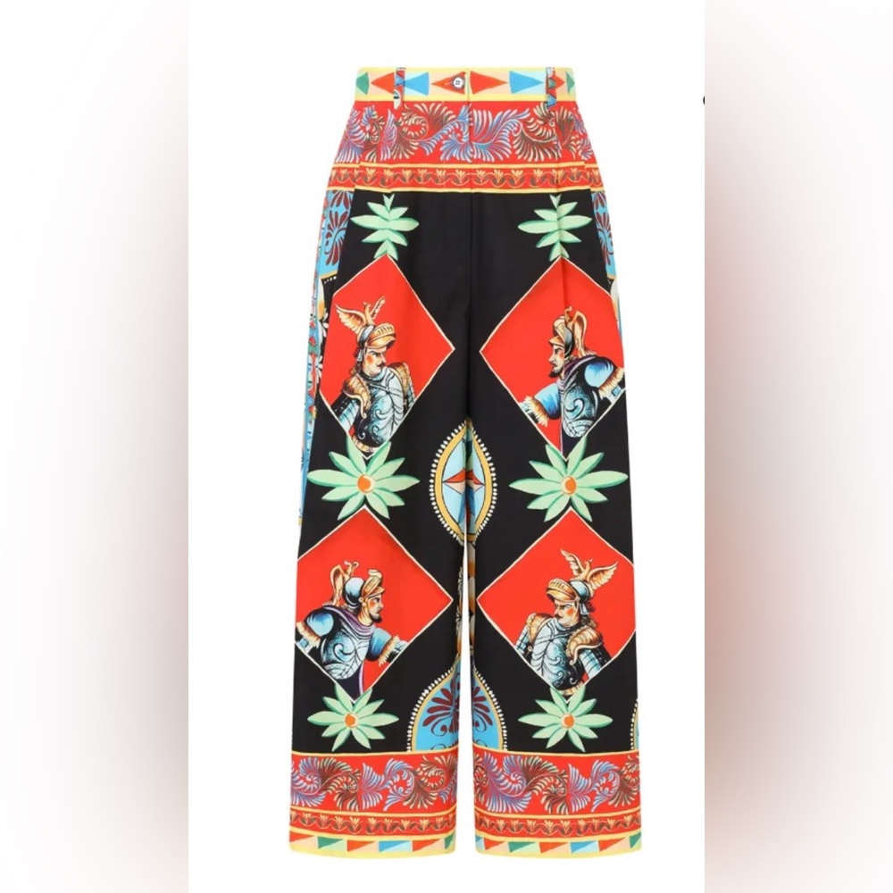 Dolce and Gabbana Carreto wide leg pant